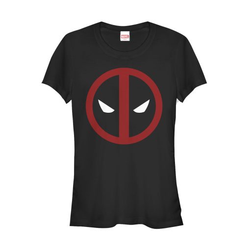 Junior’s Marvel Deadpool Mask Classic T-Shirt