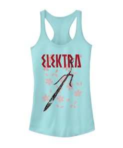 Junior’s Marvel Elektra Blossoms Racerback Tank Top