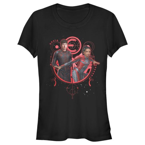 Junior’s Marvel Eternals Druig and Makkari Duo T-Shirt