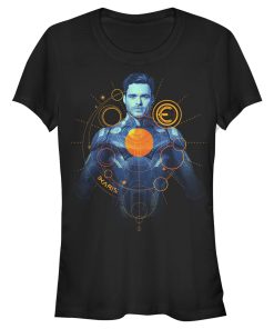 Junior’s Marvel Eternals Ikaris Circles T-Shirt