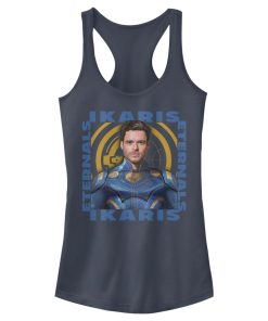 Junior’s Marvel Eternals Ikaris Hero Box Racerback Tank Top