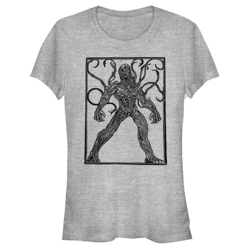 Junior’s Marvel Eternals Kro Woodcut T-Shirt