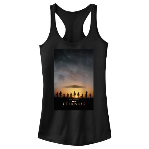 Junior’s Marvel Eternals Movie Poster Racerback Tank Top