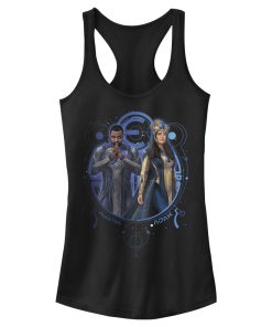 Junior’s Marvel Eternals Phastos and Ajak Duo Racerback Tank Top