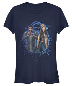 Junior’s Marvel Eternals Phastos and Ajak Duo T-Shirt