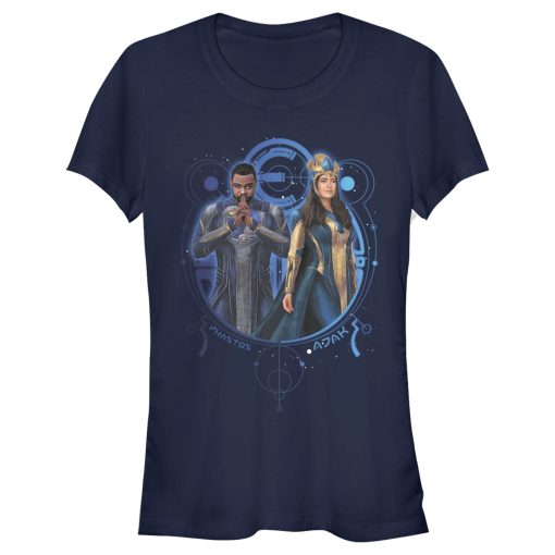 Junior’s Marvel Eternals Phastos and Ajak Duo T-Shirt