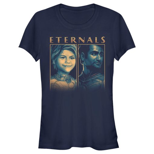 Junior’s Marvel Eternals Sprite and Kingo T-Shirt