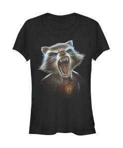 Junior’s Marvel Guardians of the Galaxy Grumpy Rocket T-Shirt