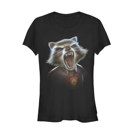 Junior’s Marvel Guardians of the Galaxy Grumpy Rocket T-Shirt