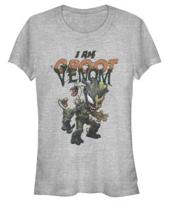 Junior’s Marvel I Am Groot Infected Venom T-Shirt