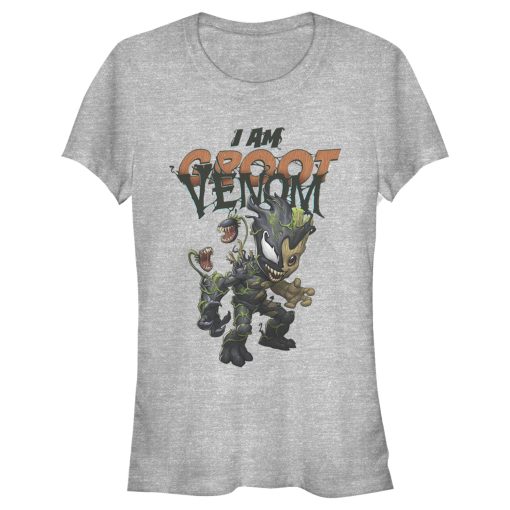 Junior’s Marvel I Am Groot Infected Venom T-Shirt