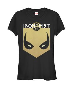 Junior’s Marvel Iron Fist Mask T-Shirt