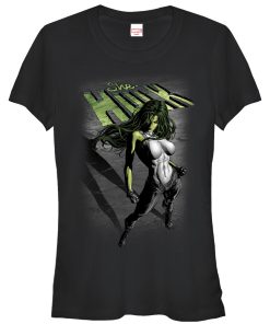 Junior’s Marvel She-Hulk Shadow T-Shirt