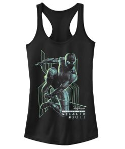 Junior’s Marvel Spider-Man Far From Home Stealth Hero Racerback Tank Top
