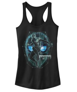 Junior’s Marvel Spider-Man Far From Home Suit Schematic Racerback Tank Top