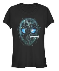 Junior’s Marvel Spider-Man Far From Home Suit Schematic T-Shirt