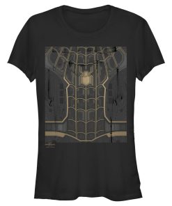 Junior’s Marvel Spider-Man No Way Home Black Suit T-Shirt