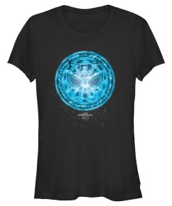 Junior’s Marvel Spider-Man No Way Home Blue Spidey Rune T-Shirt