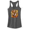 Junior’s Marvel Spider-Man No Way Home Golden Mask Racerback Tank Top