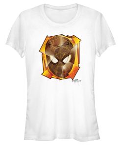 Junior’s Marvel Spider-Man No Way Home Golden Mask T-Shirt