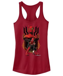Junior’s Marvel Spider-Man No Way Home Integrated Suit Racerback Tank Top