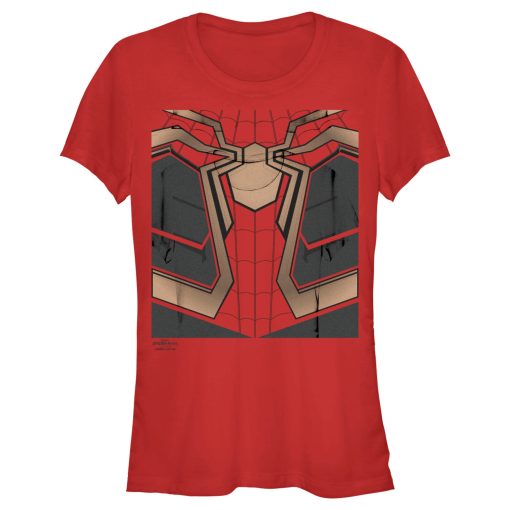 Junior’s Marvel Spider-Man No Way Home Iron Suit T-Shirt