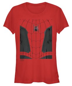 Junior’s Marvel Spider-Man No Way Home New Suit T-Shirt