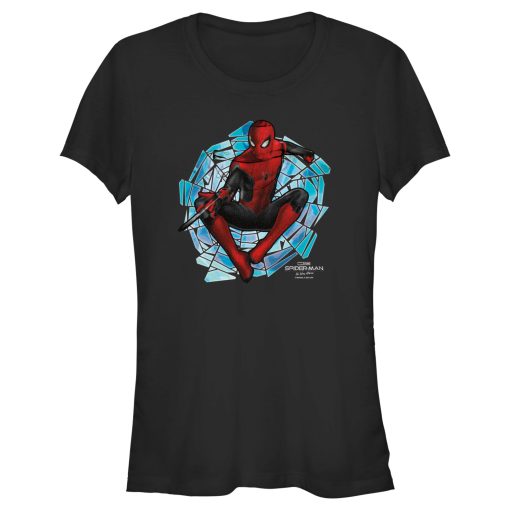 Junior’s Marvel Spider-Man No Way Home Spinning Webs T-Shirt