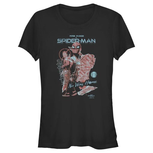 Junior’s Marvel Spider-Man No Way Home Unmasked T-Shirt