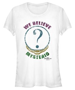 Junior’s Marvel Spider-Man No Way Home We Believe Mysterio Distressed T-Shirt