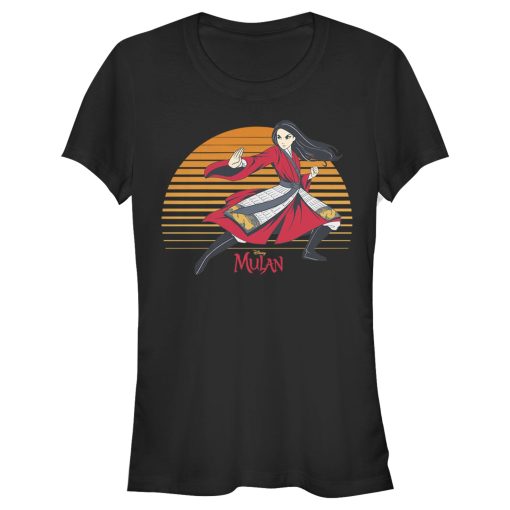 Junior’s Mulan Sunset Pose T-Shirt