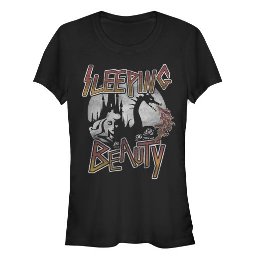 Junior’s Sleeping Beauty Rock and Roll T-Shirt