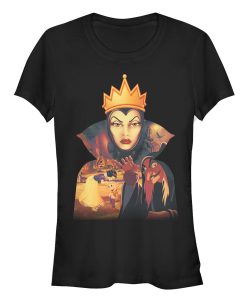 Junior’s Snow White and the Seven Dwarfs Evil Queen Pose T-Shirt
