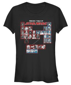 Junior’s Star Wars Hero Periodic T-Shirt