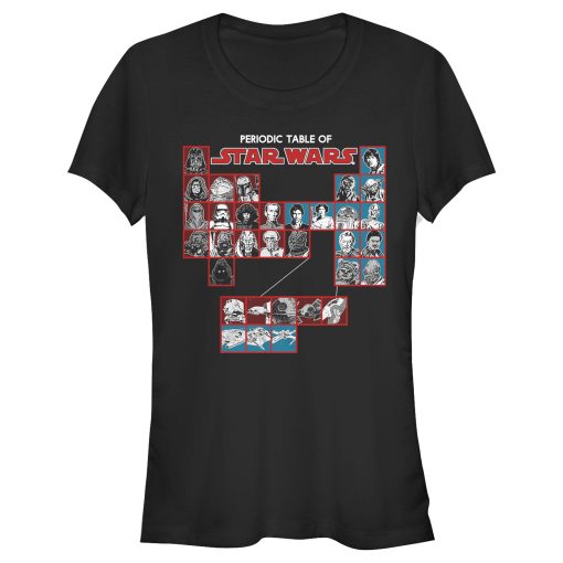 Junior’s Star Wars Hero Periodic T-Shirt