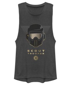Junior’s Star Wars Jedi Fallen Order Scout Trooper Helmet Festival Muscle Tee