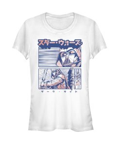 Junior’s Star Wars Manga Darth Vader Scene T-Shirt