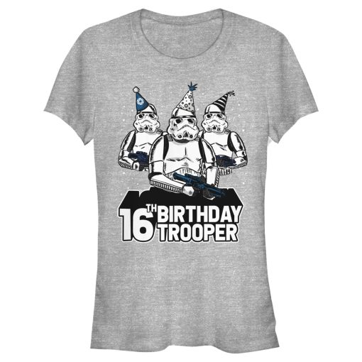 Junior’s Star Wars Stormtrooper Party Hats Trio 16th Birthday Trooper T-Shirt