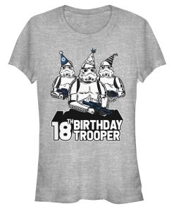 Junior’s Star Wars Stormtrooper Party Hats Trio 18th Birthday Trooper T-Shirt