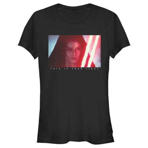 Junior’s Star Wars The Rise of Skywalker Dark Rey Your Fight T-Shirt