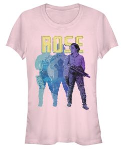 Junior’s Star Wars The Rise of Skywalker Rose Silhouette T-Shirt