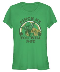 Junior’s Star Wars Yoda Pinch Me Will You Not T-Shirt