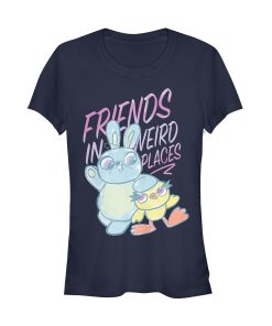 Junior’s Toy Story Ducky & Bunny Weird Places T-Shirt