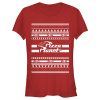 Junior’s Toy Story Ugly Christmas Pizza Planet T-Shirt