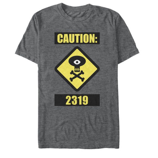 Men_s Monsters Inc Caution 2319 T-Shirt