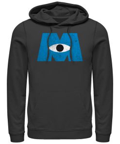 Men_s Monsters Inc Eye Logo Pull Over Hoodie