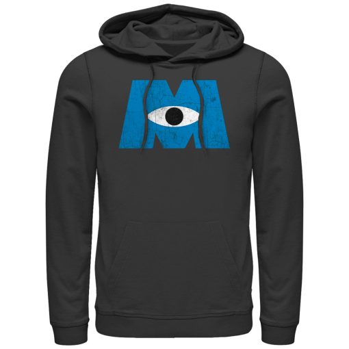 Men_s Monsters Inc Eye Logo Pull Over Hoodie