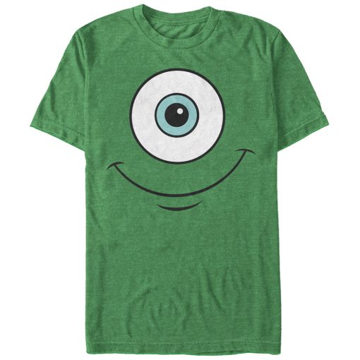 Men_s Monsters Inc Mike Wazowski Eye Smile T-Shirt