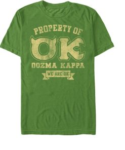 Men_s Monsters Inc Property of Oozma Kappa Fraternity T-Shirt