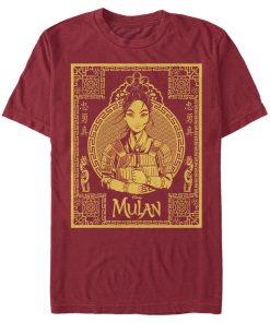 Men_s Mulan Ornate Poster T-Shirt